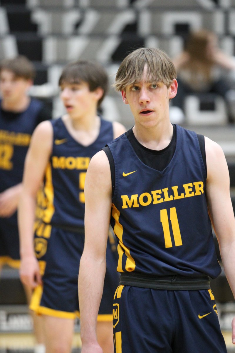 Crush SS and P <a href="/Tyler_will23/">Tyler Willenbrink</a> seen here in action for the Moeller Crusaders JV basketball team.  Same as he vacuums up ground balls and blows by hitters, he vacuums up rebounds and blows by defenders on the way to the rim.