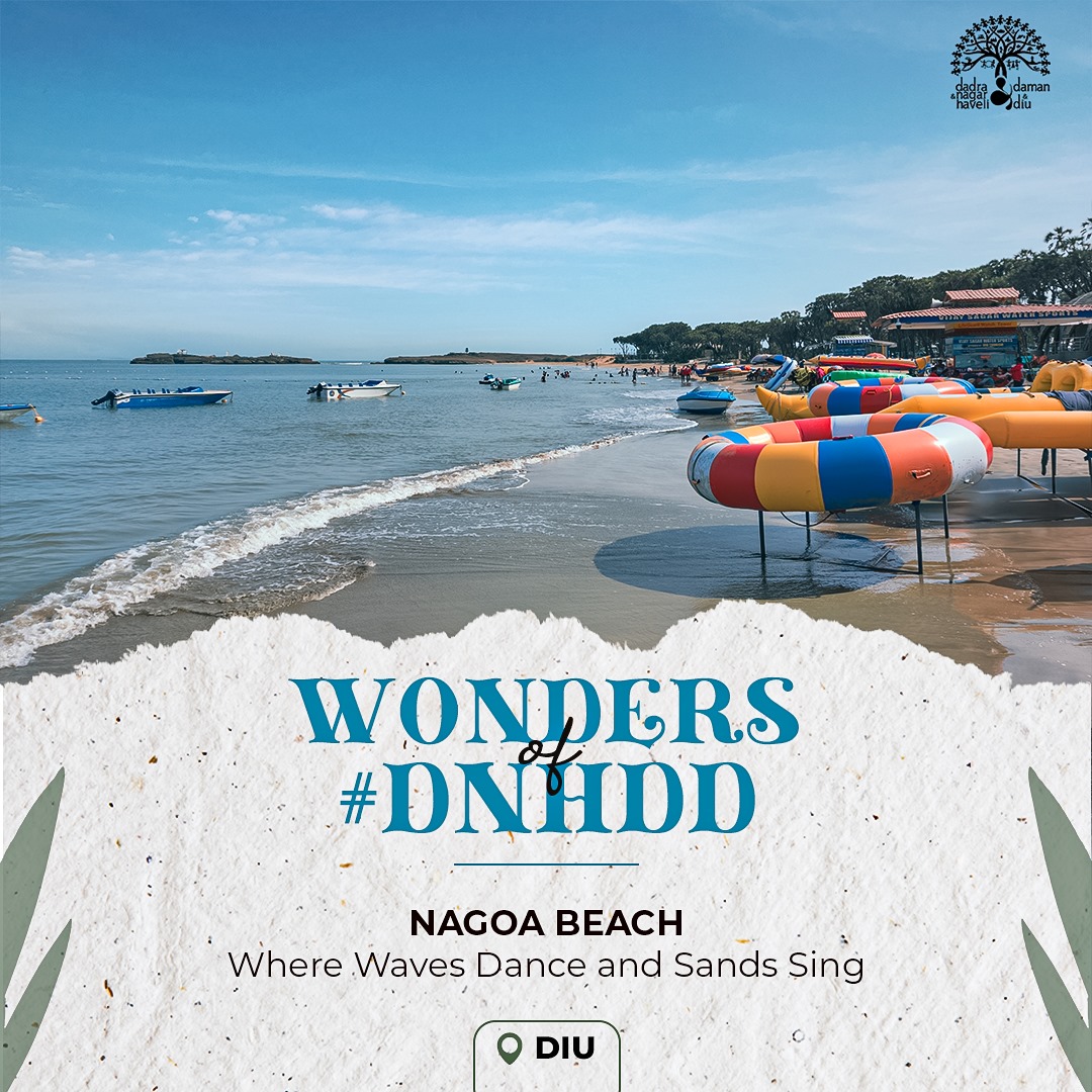dnhddtourism's tweet photo. Let the waves be your dance partners, and the sand your stage at Nagoa Beach! 🌊🎶 Embrace the coastal magic of Diu with #DNHDDTourism 🏝️ #sandybeach #Diu #diuisland #explorednhdd #dnhddtourism #explore #exploreindianislands #IslandDreams #daman #diu #dadraandnagarhaveli https://t.co/D25yqwWg2Y