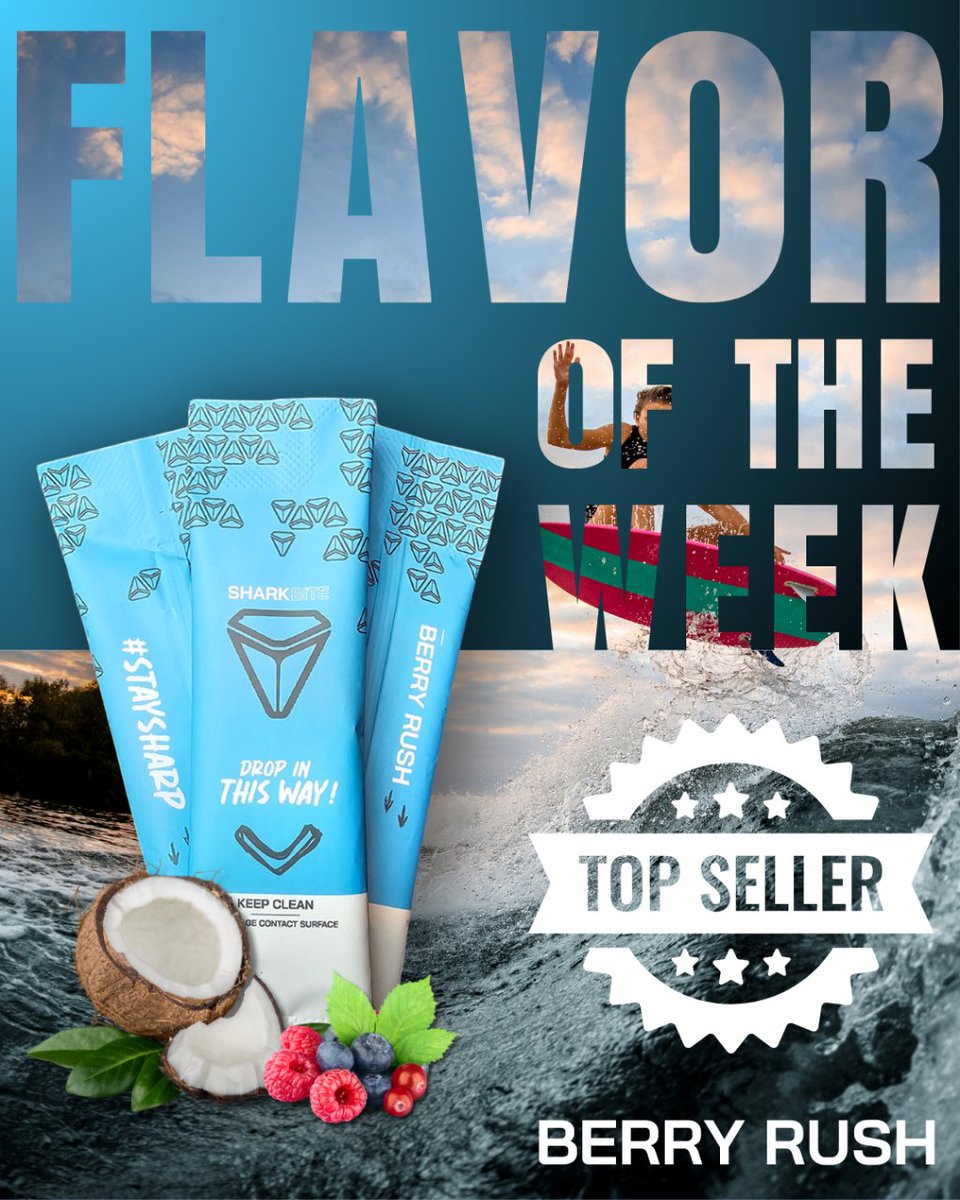 DrinkSharkbite's tweet photo. Get ready to taste the RUSH!🥥🍓Dive into our BERRY RUSH flavor of the week and let your taste buds go wild! 

https://t.co/rHScy1FLH1

#ThirstyForAdventure #Hydration #FreebieAlert  #HydrationOnTheGo #FuelYourFitness #AdventureAwaits #QuenchYourThirst #SharkbiteHydration https://t.co/tgyi45WPKL