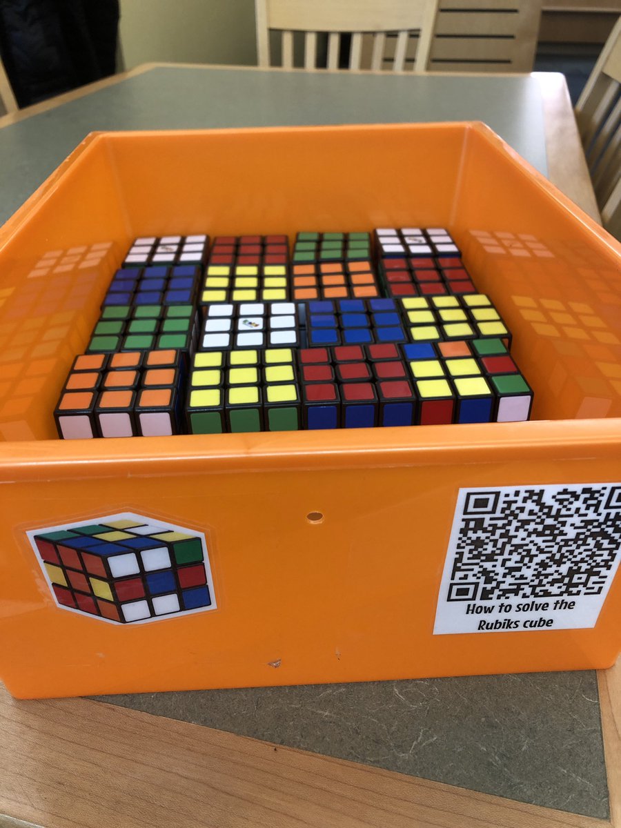 Our new Rubik’s cubes are here! I am a very popular person today because of this!