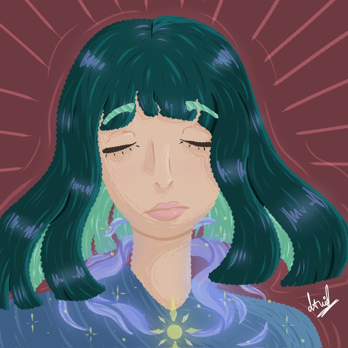 Halkess_Draws's tweet photo. Emalka, the sleeping godess is here ! https://t.co/k2es69dxhL