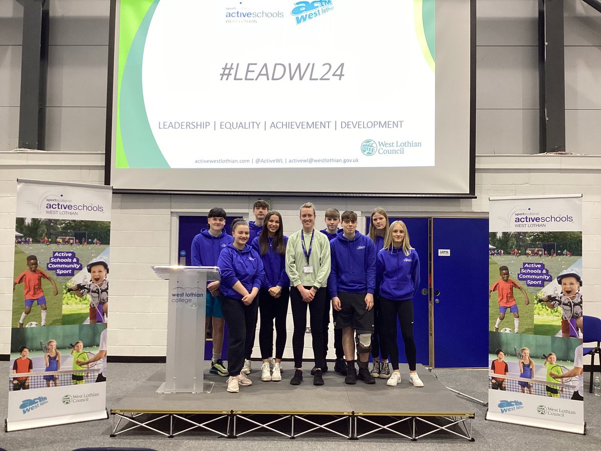 ActiveWL's tweet photo. #LEADWL24 | Special thanks to our Coach Academy for showcasing our event to our funding partner @sportscotland | Inspiring youth employment through sport 💙👏🏼

@sportscotland | @LoveWestLothian | @WestLoCollege https://t.co/RTjZharhHQ
