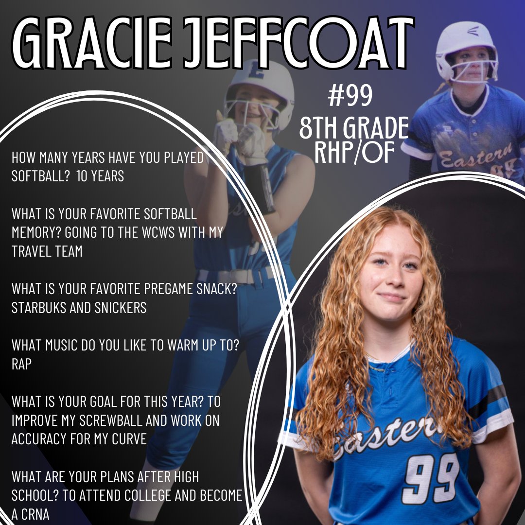 EHSKYSoftball's tweet photo. #FeaturedPlayerFriday
#EHSSoftball #FlyEastern https://t.co/O3Dgkq3aEf
