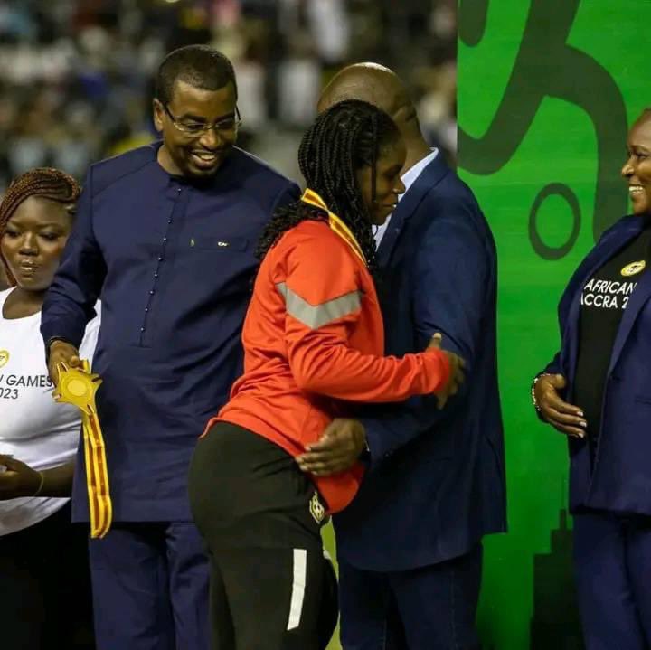 AbdulaiMukarama's tweet image. I want to express my deep gratitude for your unwavering support. It is because of your passion and dedication that Team Ghana has emerged victorious at the All-African Games, securing the gold medal. Thank you for believing in us. This victory is as much yours as it is ours🇬🇭🎉