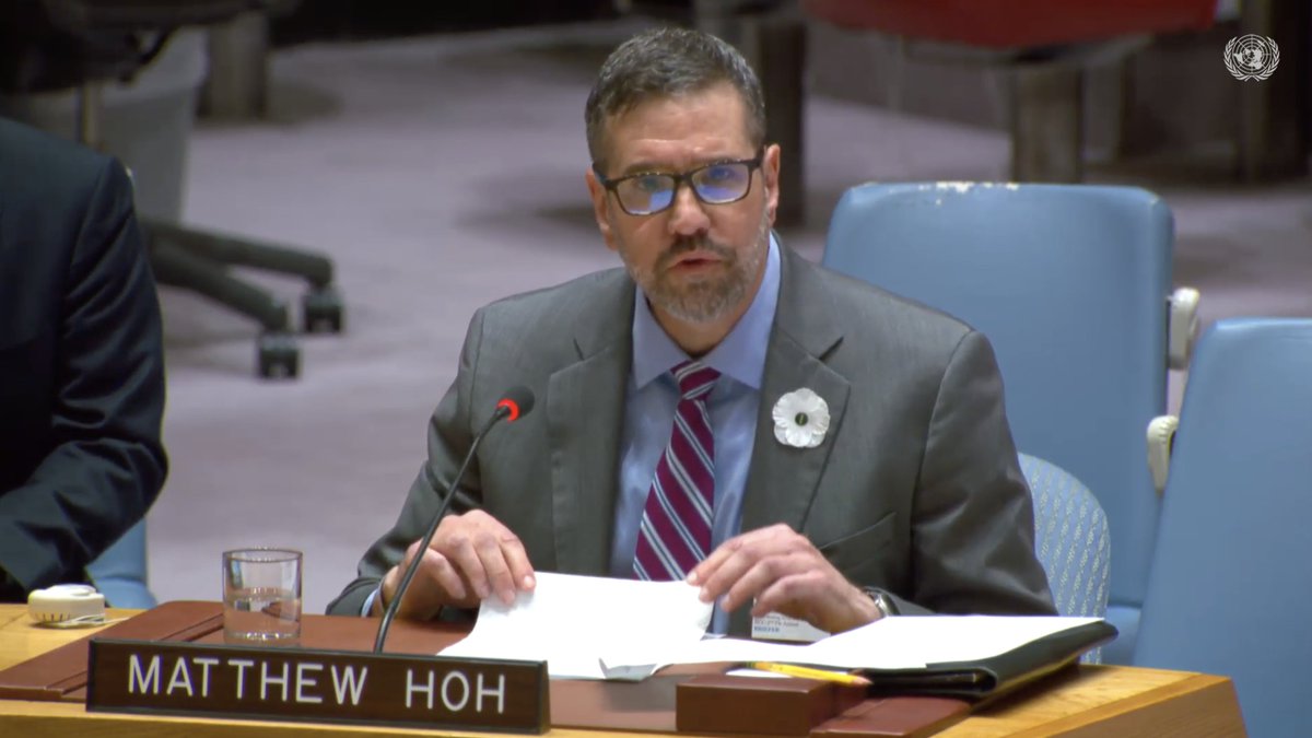 'The escalatory trajectory of [the war in Ukraine] points to a risk greater than anyone should be willing to accept. This institution must do everything in its power to preclude any further escalation of this war.' -EMN Senior Fellow @MatthewPHoh at the UNSC Briefing on Ukraine