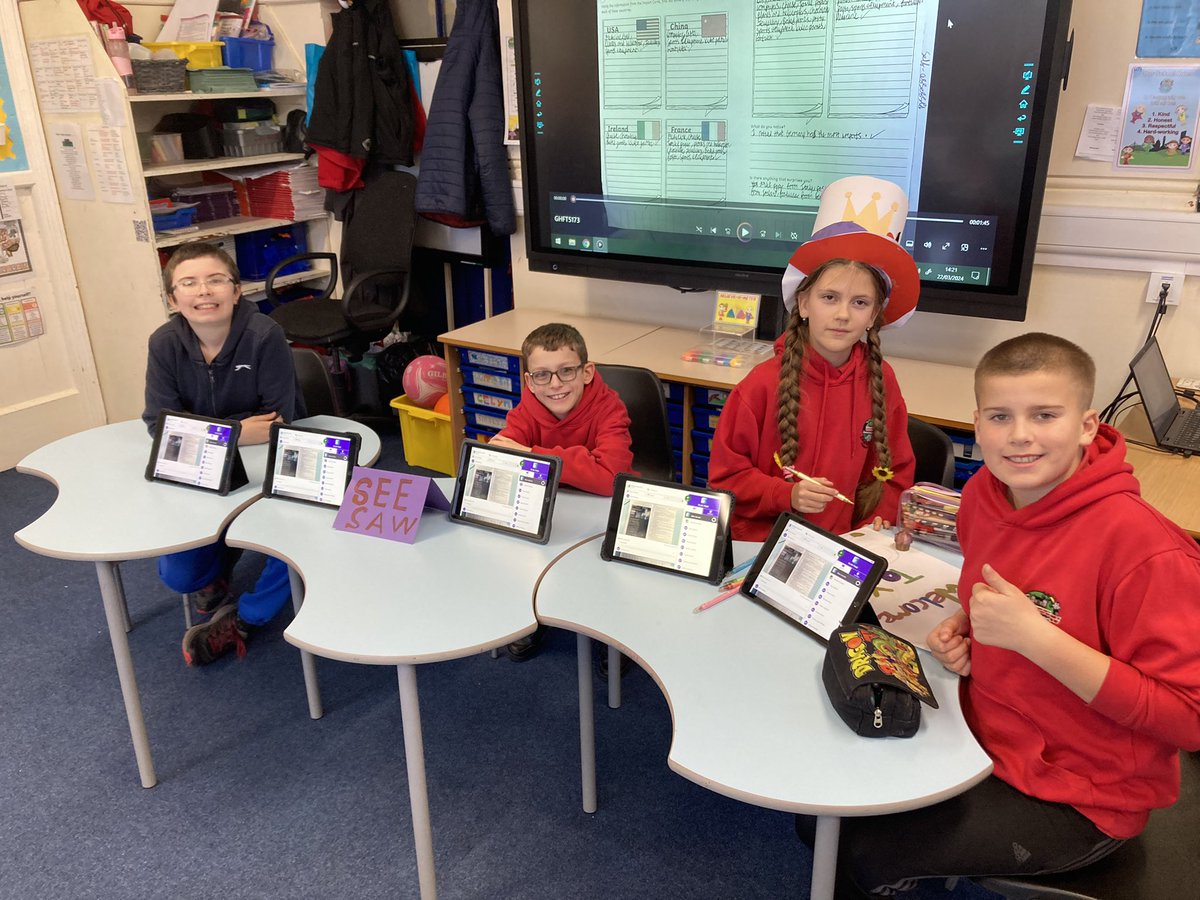 DanygraigP's tweet photo. Year 6 (and the other PS3 classes) have been working hard to prepare for our visit from parents today for our polished final product. We have some wonderful work and tasty treats to show off. #dygpscitech #dygphum #dygpexparts #dygphwb https://t.co/G1RmaDI1L1