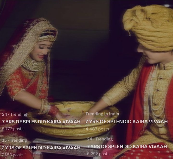 7 YRS OF SPLENDID KAIRA VIVAAH