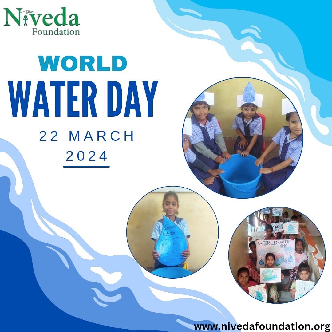 niveda_ngo's tweet photo. World Water Day 

The theme of World Water Day 2024 is ‘Water for Peace’. 

#worldwaterday2024 #WorldWaterDay #savewatersavelife #cmnoida #mahilaayogup #smritiiraniofficial #MinistryWCD #NITIAayog #NoidaCEO #YogiAdityanath https://t.co/fuOWWTQVDb