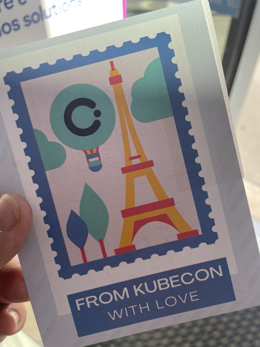 KubeCon EU, je t’aime! Friends, old and new, thanks for making this the best #KubeCon to date. Au revoir!