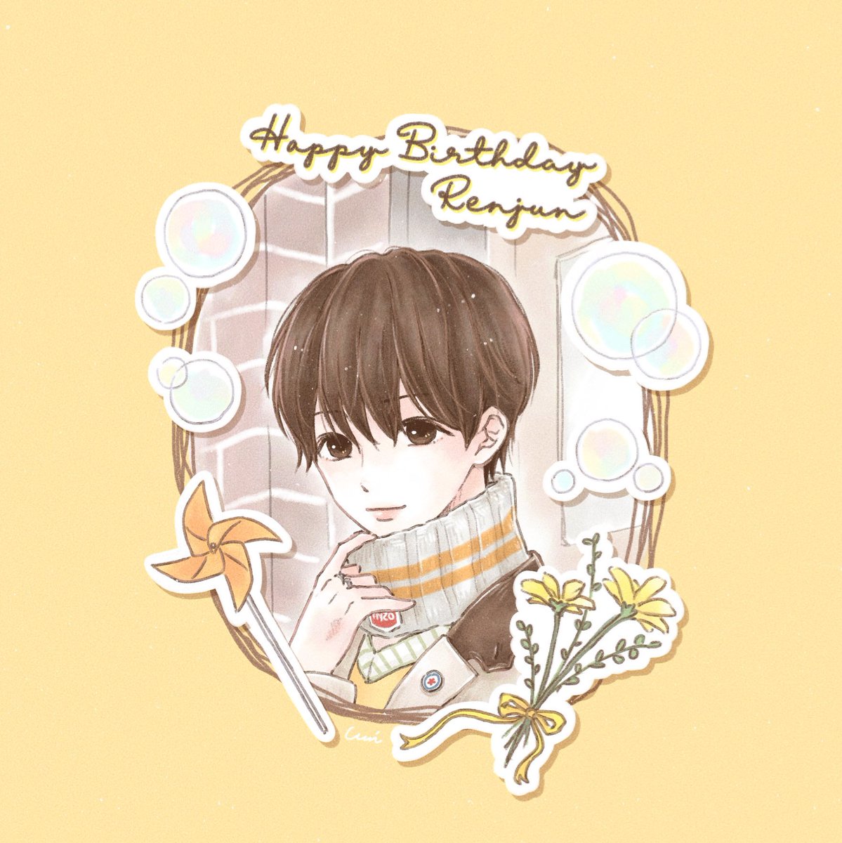 umi_tter's tweet photo. ✨✏️📒🌼🦊🎂💛🍯🍋

#HAPPYRENJUNDAY
#24thSpringWithRENJUN 
#황런쥔생축너뒤에오천만런프있다 https://t.co/HFVVBOTJXo