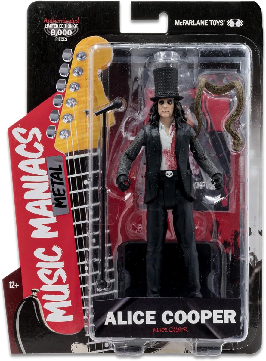 HeroesToys's tweet photo. McFarlane Toys - Music Maniacs 6IN WV1 - Metal - Alice Cooper. Now available to pre-order. #AliceCopper #affiliate
Amazon 🇨🇦Canada $34.99 https://t.co/LWzJ8r1mhb https://t.co/PKo3aNq2Ue