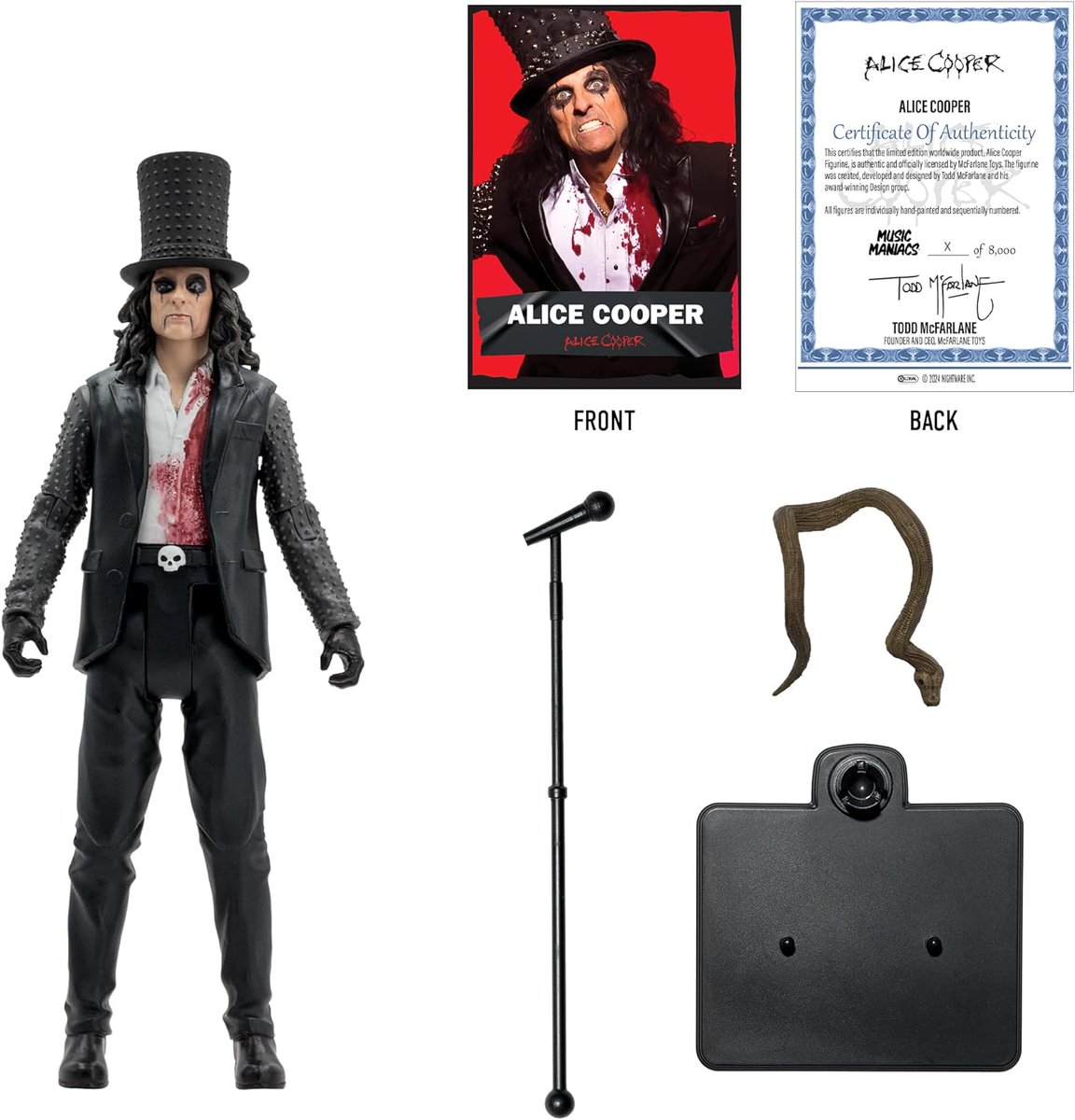 HeroesToys's tweet photo. McFarlane Toys - Music Maniacs 6IN WV1 - Metal - Alice Cooper. Now available to pre-order. #AliceCopper #affiliate
Amazon 🇨🇦Canada $34.99 https://t.co/LWzJ8r1mhb https://t.co/PKo3aNq2Ue