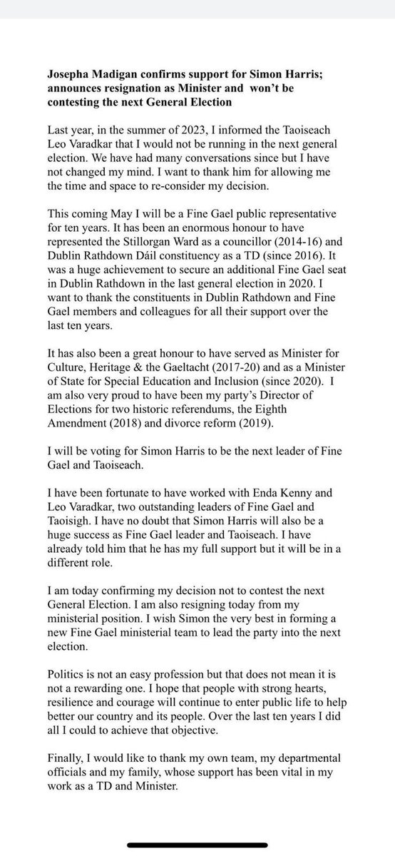 She’s just released this. We suppose we’ll wait.