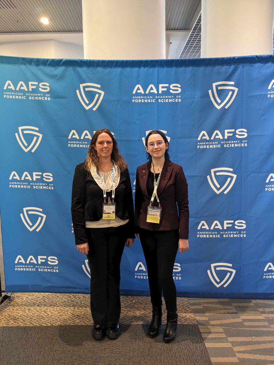 FairmontState's tweet photo. Forensic Science major, Jennifer Bow,  presented their undergraduate research at the American Academy of Forensic Science meeting in Denver on Feb. 23. Their presentation was called "Restoring Demographic Information of Antique Teaching Skeletons at Fairmont State University." https://t.co/sIukm9iDAk