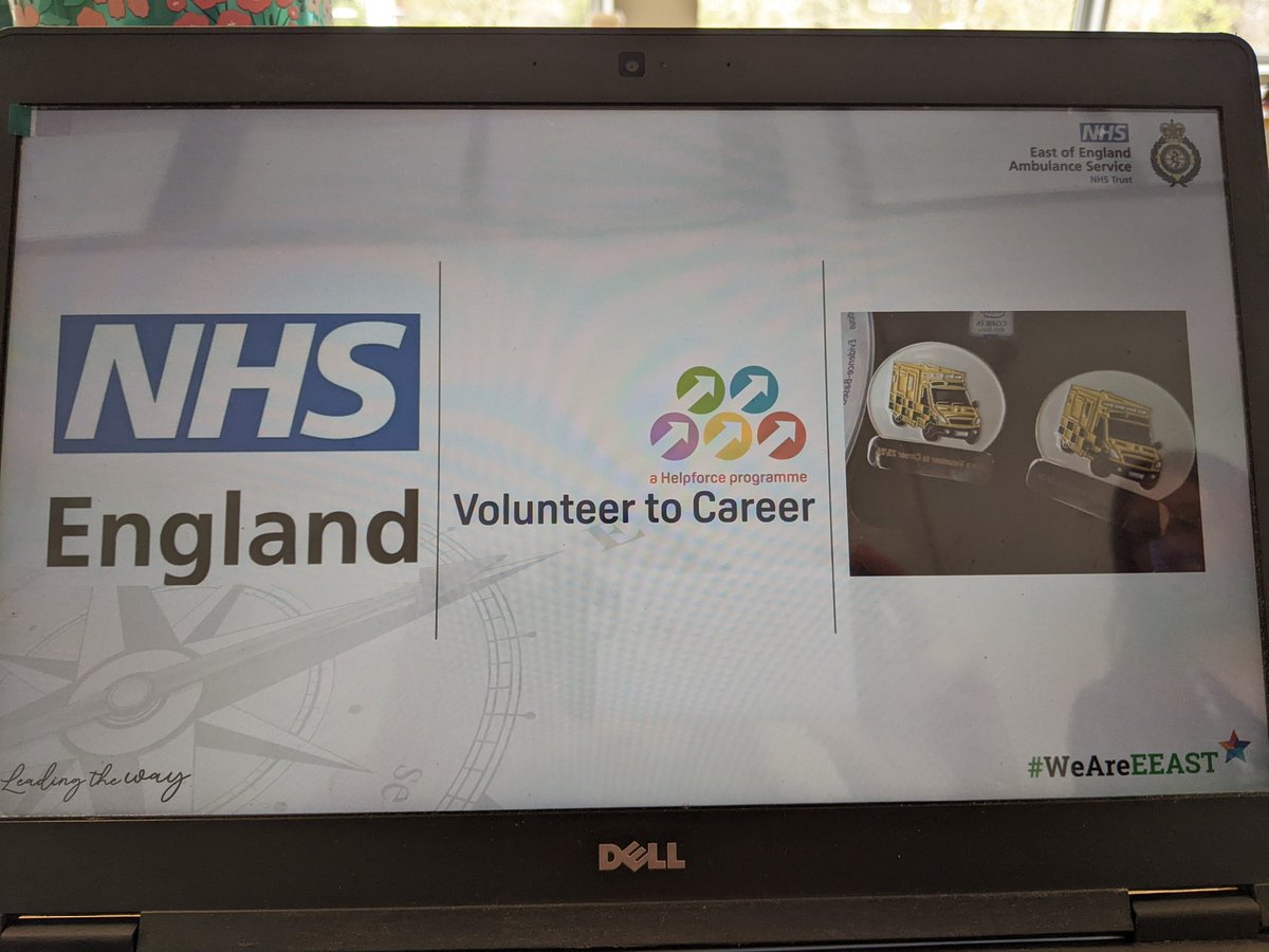 At Melbourn today celebrating our @EastEnglandAmb volunteers who have been involved in the volunteer to career pathway. Congratulations to all involved @jojo_fletcher1 @MarikaPeople @HeyTomAbell