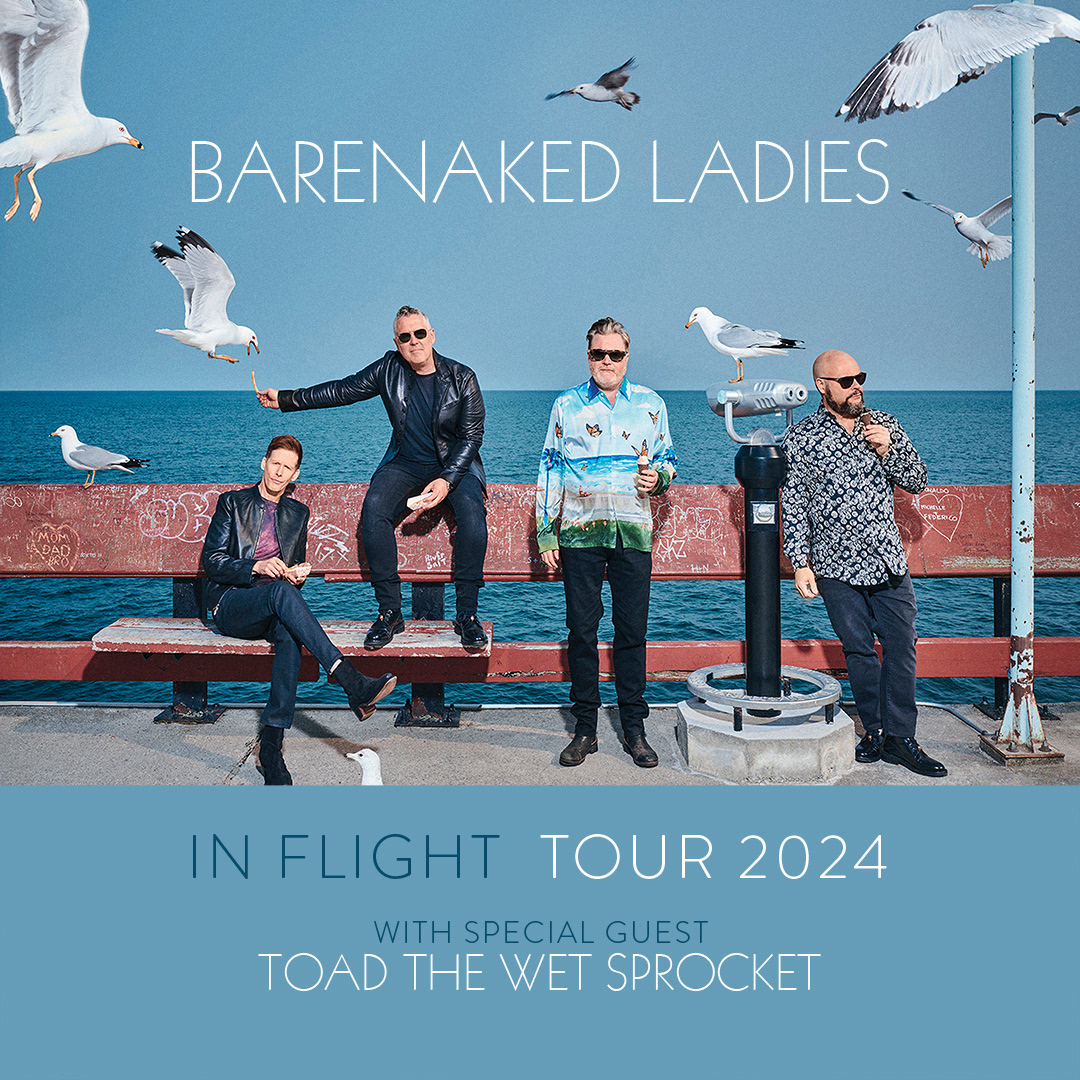 Barenaked Ladies are hitting the road again! Be sure to catch the In Flight Tour this fall with special guest Toad The Wet Sprocket on October 26 at Beau Rivage. Tickets on sale NOW! spr.ly/6010ksXKg