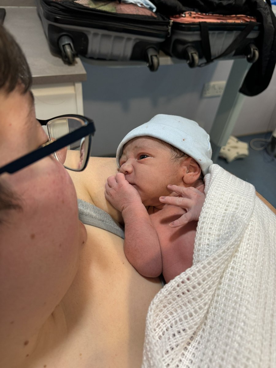 bexgoacher's tweet photo. Henry Roy Goacher🫶🏻

Beyond excited to announce that our beautiful little boy entered the world last night (20th March) at 8:48pm💙 

Henry… we are totally obsessed with you already, our gorgeous boy… can’t wait to see your little life unfold🤍 https://t.co/FsMzVjNYmR