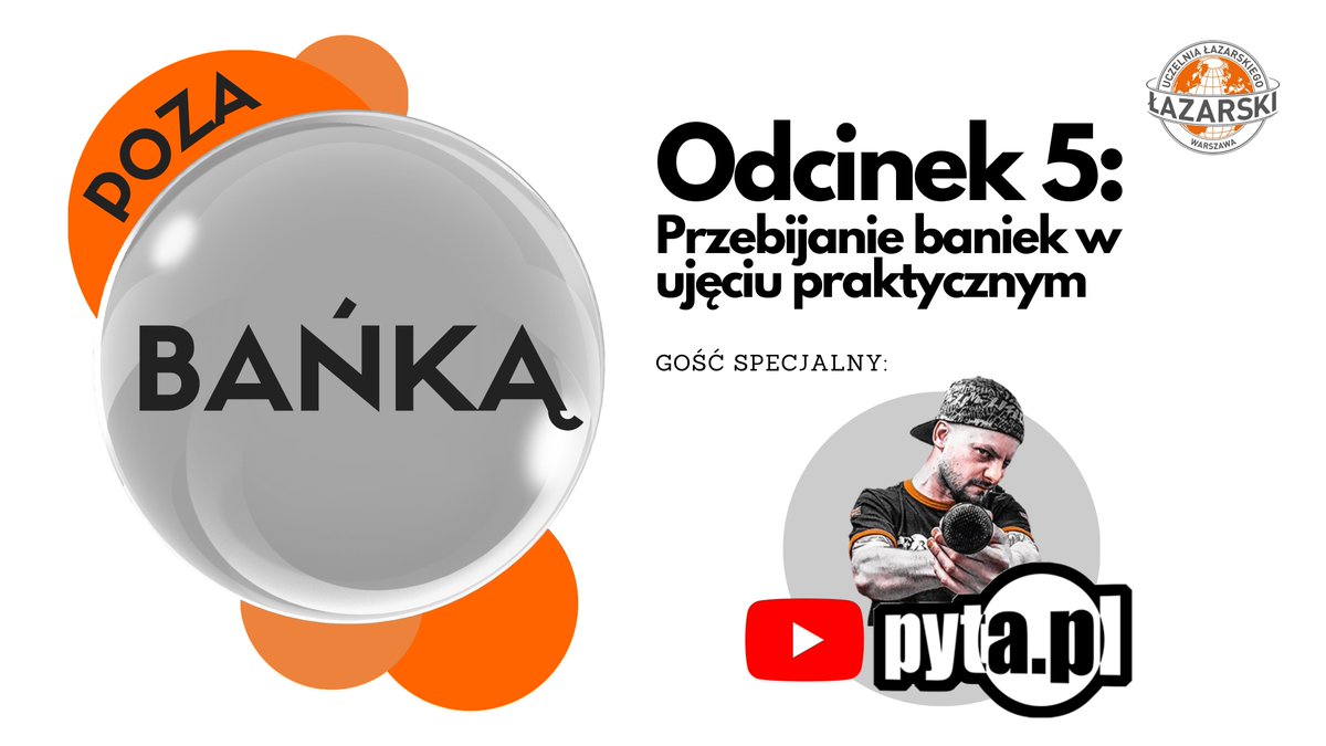 📣 Spotkanie z 𝗠𝗶𝗸𝗼ł𝗮𝗷𝗲𝗺 "𝗝𝗮𝗼𝗸𝗶𝗺" 𝗝𝗮𝗻𝘂𝘀𝘇𝗲𝗺 już we wtorek, 9 kwietnia o 18:00 w Auli 58 na Uczelni Łazarskiego! Temat: "𝗣𝗿𝘇𝗲𝗯𝗶𝗷𝗮𝗻𝗶𝗲 𝗯𝗮𝗻𝗶𝗲𝗸 𝘄 𝗺𝘆𝘀́𝗹𝗲𝗻𝗶𝘂". Zapisy: lazarski.pl/pbwup/ Nie przegap! 🌐