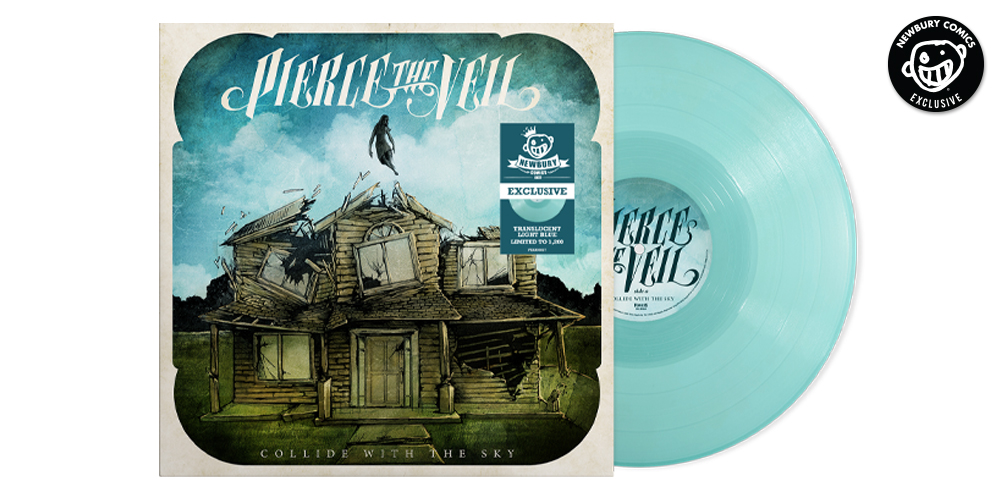 Exclusive Vinyl from Pierce The Veil! Got 'Collide With The Sky' on Light Blue Vinyl in a limited edition of 1200 pieces. Available to order NOW: newburycomics.com/products/pierc…