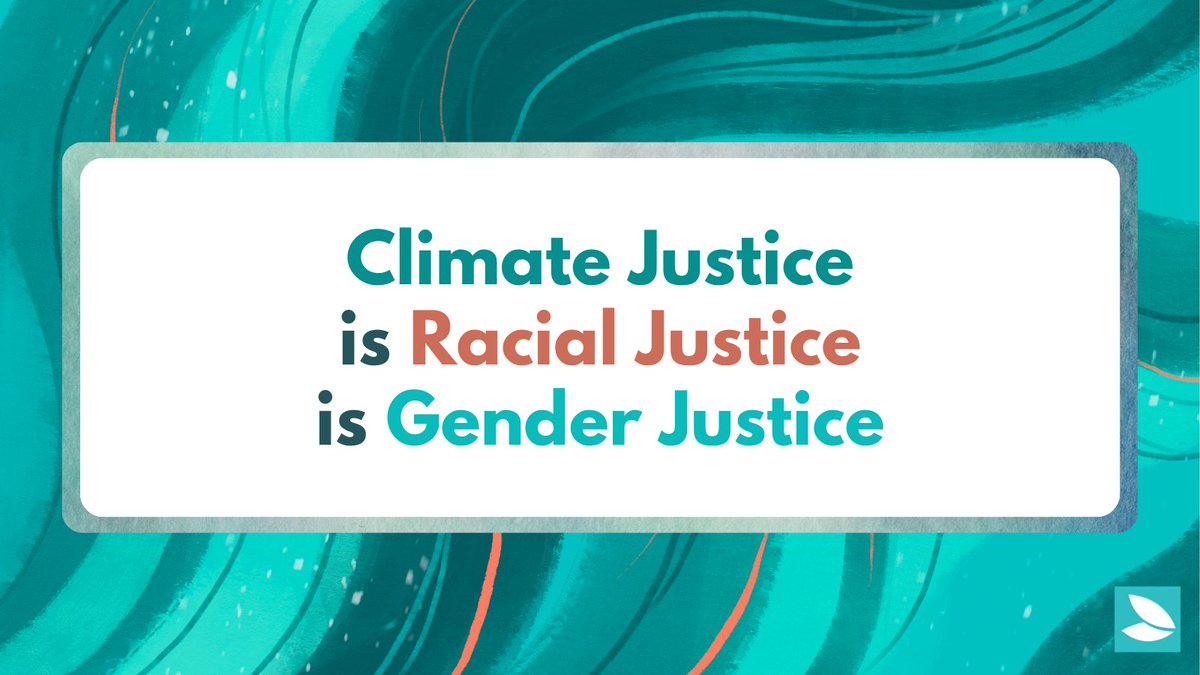 Today is World Water Day. Tomorrow is Earth Hour. We must remember that climate justice is also a racial justice and gender justice issue. Check out @NWAC_CA Land Justice is Gender Justice: nwac.ca/assets-knowled…