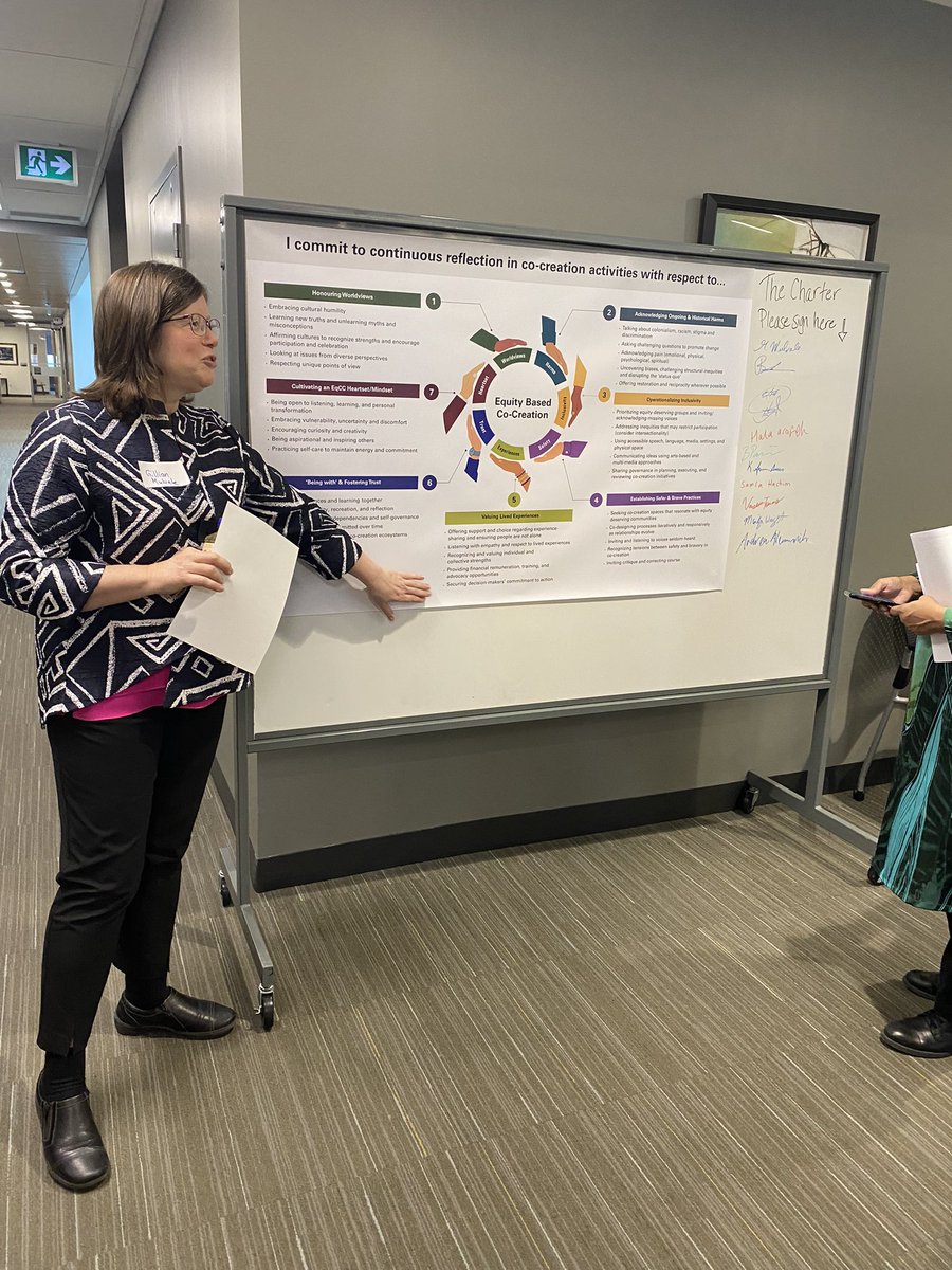 Enjoying my morning learning more about the @CodesignHub work to support Equity in Co-design at their Equity in Co-Design Co-creation Showcase with @audreypatocs, including a poster on @MIRAMcMaster work with @dixon_hall. Glad for this opportunity to connect around co-design.