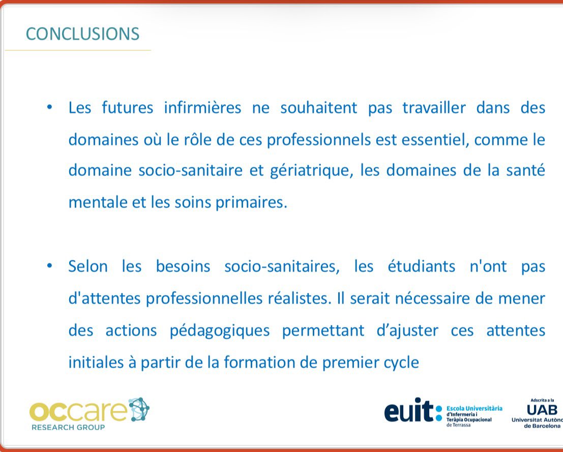 Avui amb <a href="/NuriaCodern/">Núria Codern Bové</a> a FINE “Nursing education for a sustainable future: challenges and opportunities.” presentant  resultats sobre els estudiants de primer curs d'infermeria i les seves preferències laborals . Dades per reflexionar...<a href="/OCCARE_euit/">OCCARE</a> <a href="/coib/">coib</a> <a href="/EuitBiblioteca/">EUIT Biblioteca</a>