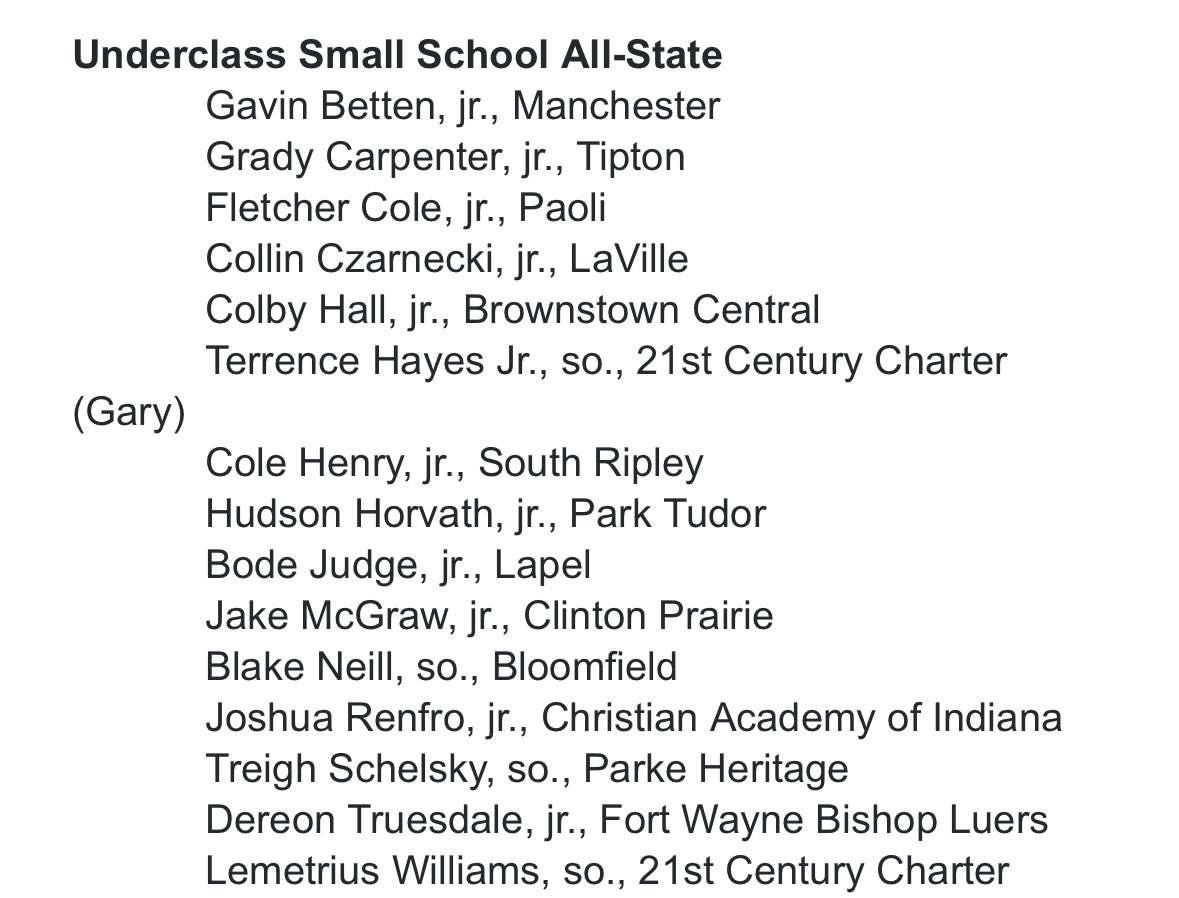 ChuckFreeby's tweet photo. Here are the @IBCA_Coaches Underclass Supreme 15 and All-State teams https://t.co/t2dNXgaAv7