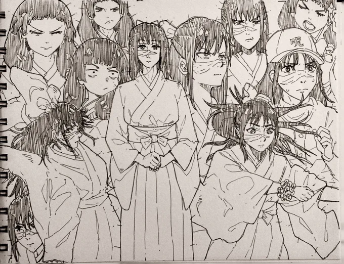 is this account dedicated to inking at this point? also this is from today, id say wasnt my good art day, a lot of mistakes. but i still had fun, bcs utahime is waifu material 