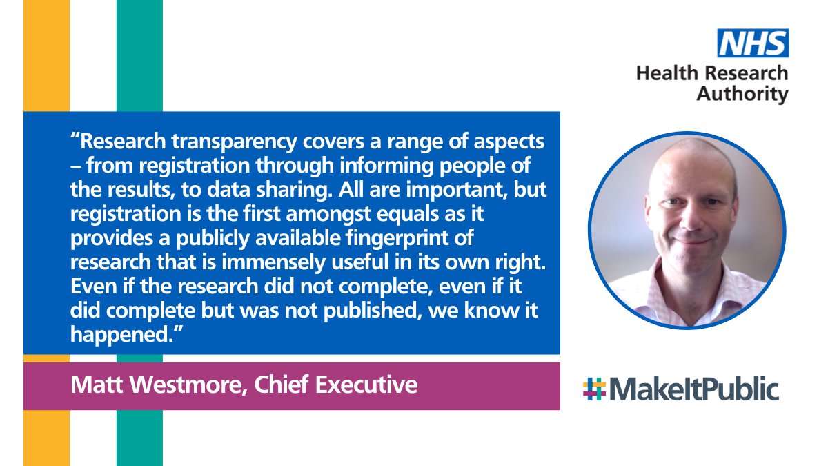 HRA_Latest's tweet photo. For the first time this year, we've shared information on a trial-by-trial basis in our clinical trial registration report.
Take a look at the data 👇
https://t.co/hWRDuUvBtW
#MakeitPublic https://t.co/MTpjk6d1j5