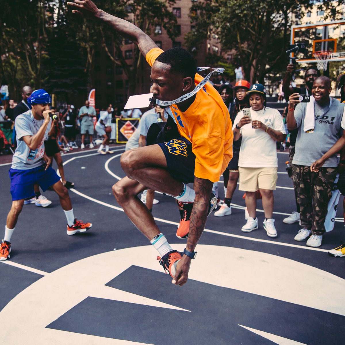 and1basketball's tweet photo. Throwing it back to some fire moments of last year's Open Run 🔥 Counting down the days until we can tear up the court once again! 🏀 #AND1OpenRun https://t.co/j7Qi0FGR0S