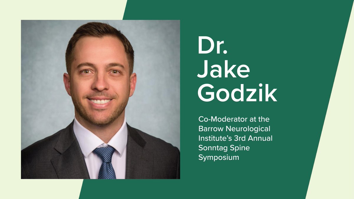 NeurosurgeryUab's tweet photo. @JakeGodzikMD will be co-moderating a debate on the value of neuro-navigation in spine surgery today, alongside @thejuansuribe, @LLenkeMD and other #spinesurgeons at the 3rd Annual Sonntag Spine Symposium, hosted by his alma mater, @BarrowNeuro 🔩 https://t.co/DtMD6tWRNl