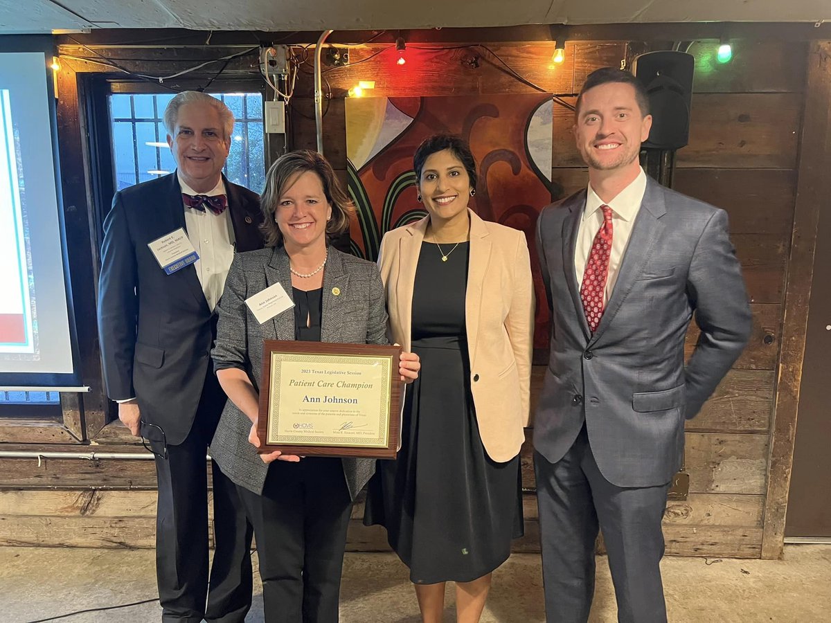 HCMSHAM's tweet image. The first in-person HCMS Central Branch meeting is underway at the Cadillac Bar. State Rep. Ann Johnson was honored this evening with the Patient Care Champion Award! What a great turn out. #cme #staterepresentative #annjohnson