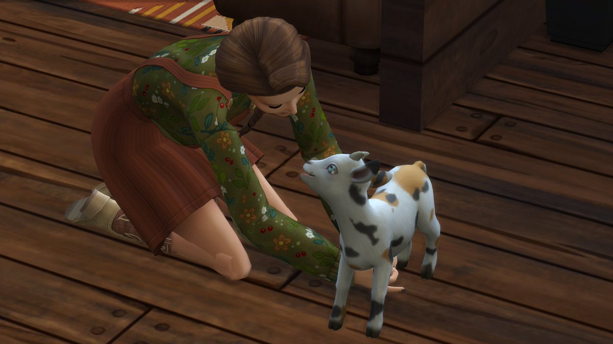 got a new face on the Ranch 🐐

#TheSims4 #HorseRanch