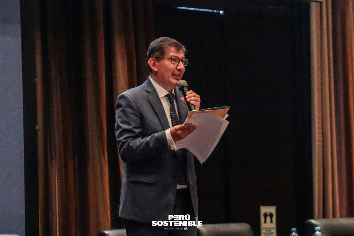 ONUPeru's tweet photo. Compromiso de sector privado es clave para lograr #ODS
 “Camino hacia el desarrollo sostenible se recorre sumando esfuerzos para construir un 🇵🇪 que prospera en paz y donde nadie es dejado atrás”, @GarafulicIgor en sesión con líderes empresariales organizada por @_perusostenible https://t.co/Z8SFqOgjdB