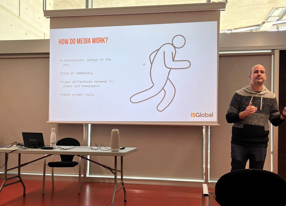 Surreal-ITN (@surreal_itn) on Twitter photo How do media work?📢
During the last day of our Network School, the ESRs attended the collective training “Communication with media” organized by <a href="/ISGLOBALorg/">ISGlobal</a> 🪶
A guide on how to communicate effectively in the era of immediacy ⚡️📨
#Communication How do media work?📢
During the last day of our Network School, the ESRs attended the collective training “Communication with media” organized by <a href="/ISGLOBALorg/">ISGlobal</a> 🪶
A guide on how to communicate effectively in the era of immediacy ⚡️📨
#Communication