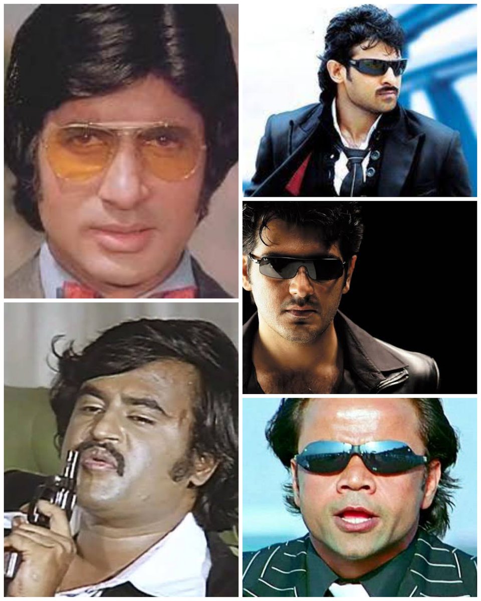 The best variants of 'Don' ever in Indian Cinema. 🎥

■ #AmitabhBachchan as 'Don' [1978]
■ #Rajinikanth𓃵 as 'Billa' [1980]
■ #Prabhas𓃵 as 'Billa' [2009]
■ #Ajithkumar𓃵 as 'Billa' [2007]
■ #RajpalYadav as 'Chota Don' [Partner, (2007)] 

🔥🔥