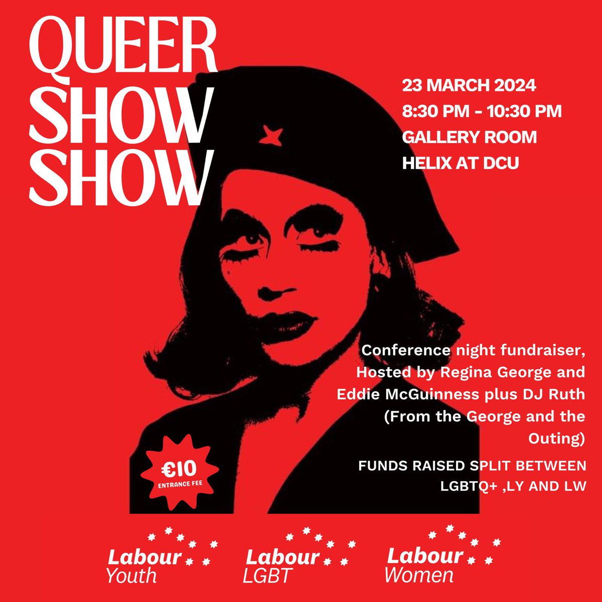 @labourlgbtq @labour @labouryouth @labourwomen @JamesMFKearney @PatMattDempsey @Harmonica26 @JamJoyzer @joshellul @Evie_Nevin @CutlipEmma @BrienPaul @ConorSheehan93 See you all tomorrow night with @itsReginaGorj & @DJRuth_dub to help you have fun night