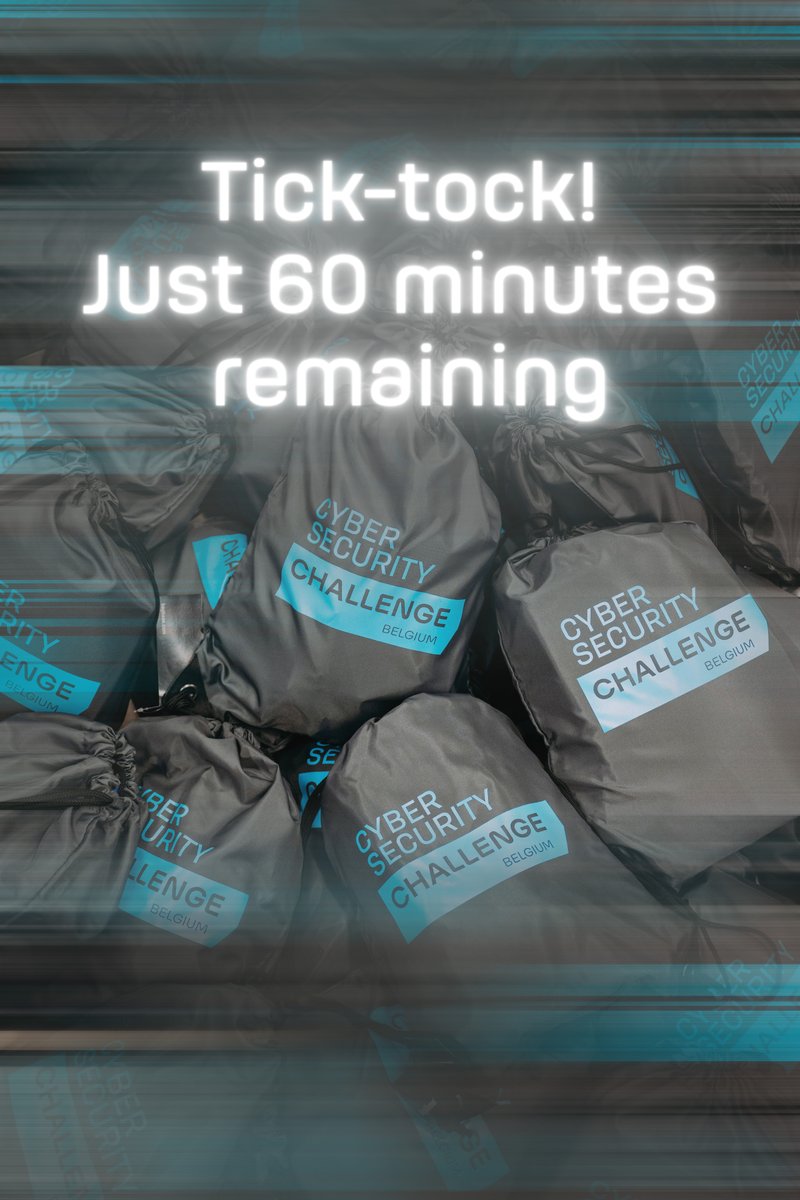 Tick-tock, time is running out... Only 1 hour remaining. Good luck #Hackers!!!