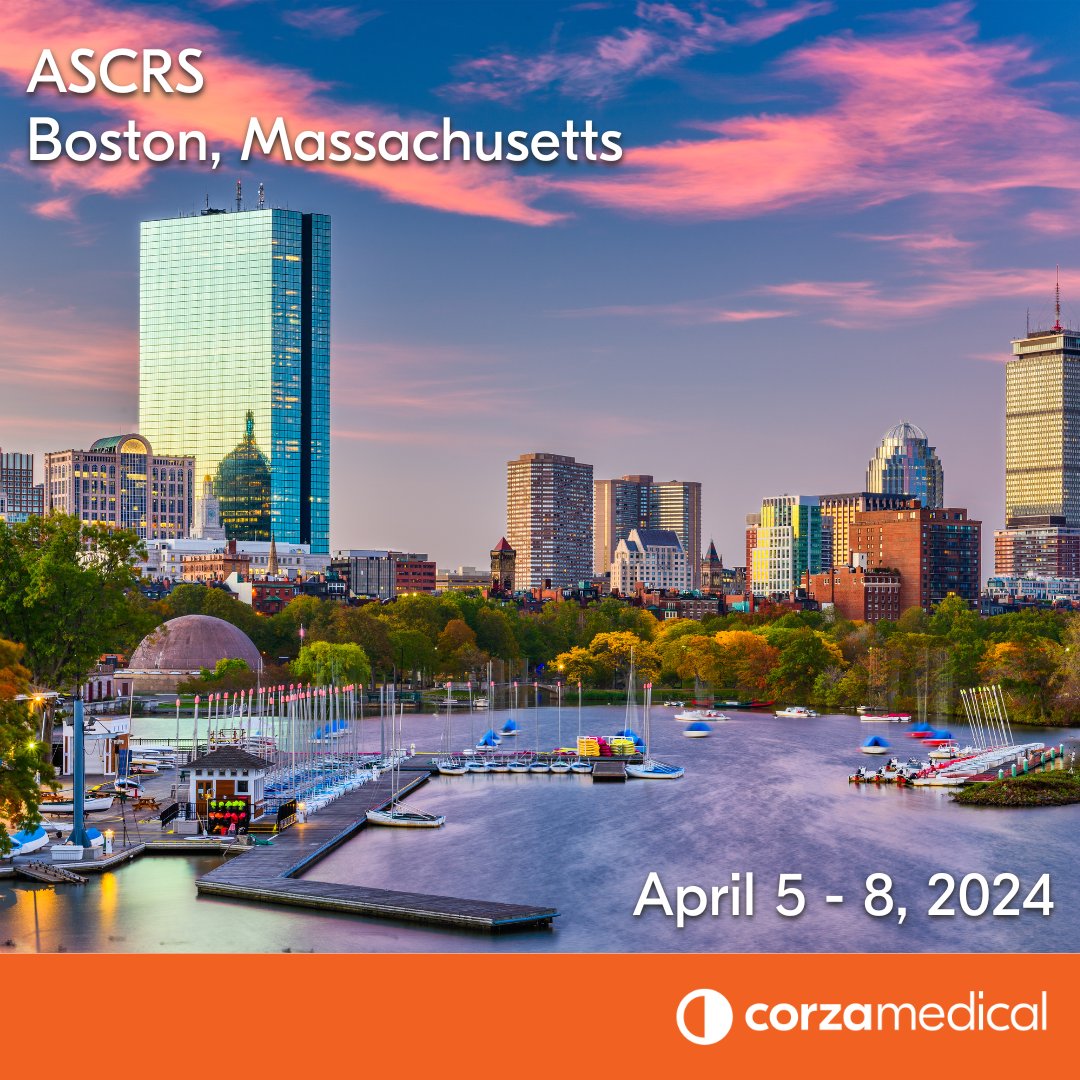 We’re just two weeks away from the American Society of Cataract and Refractive Surgery’s Annual meeting. This year’s conference is being held from April 5-8 in Boston, Massachusetts. ​Come by our booth, #1017, to learn more about our portfolio.
