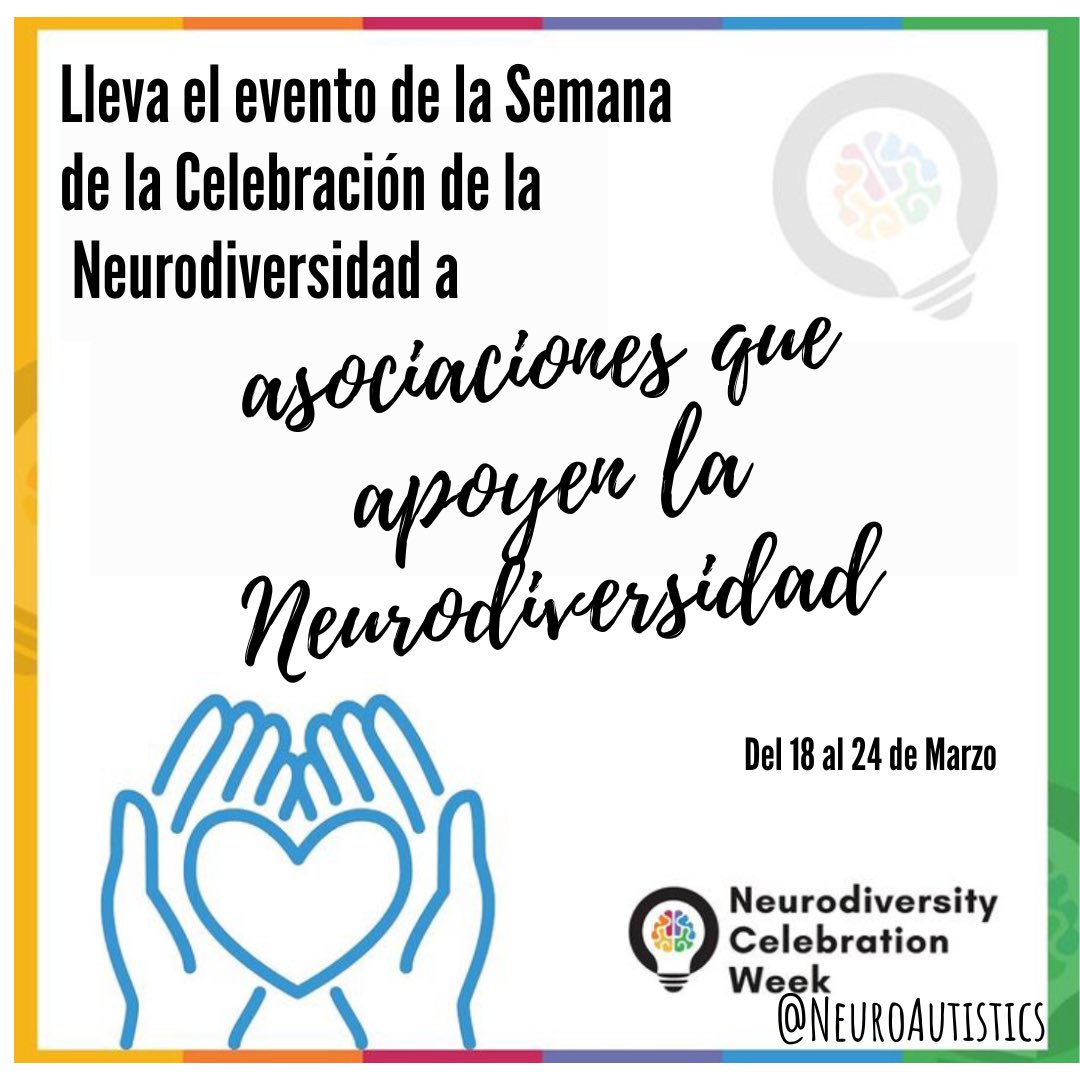 NeuroAutistics's tweet photo. Es tiempo de que las escuelas, universidades y organizaciones trabajen juntos para aumentar la aceptación y la comprensión de las mentes neurodivergentes, valorar y celebrar sus talentos. 
¡Todos podernos beneficiarnos de pensadores diferentes!

#NeurodiversitiyWeek https://t.co/7JtrZHJgcs