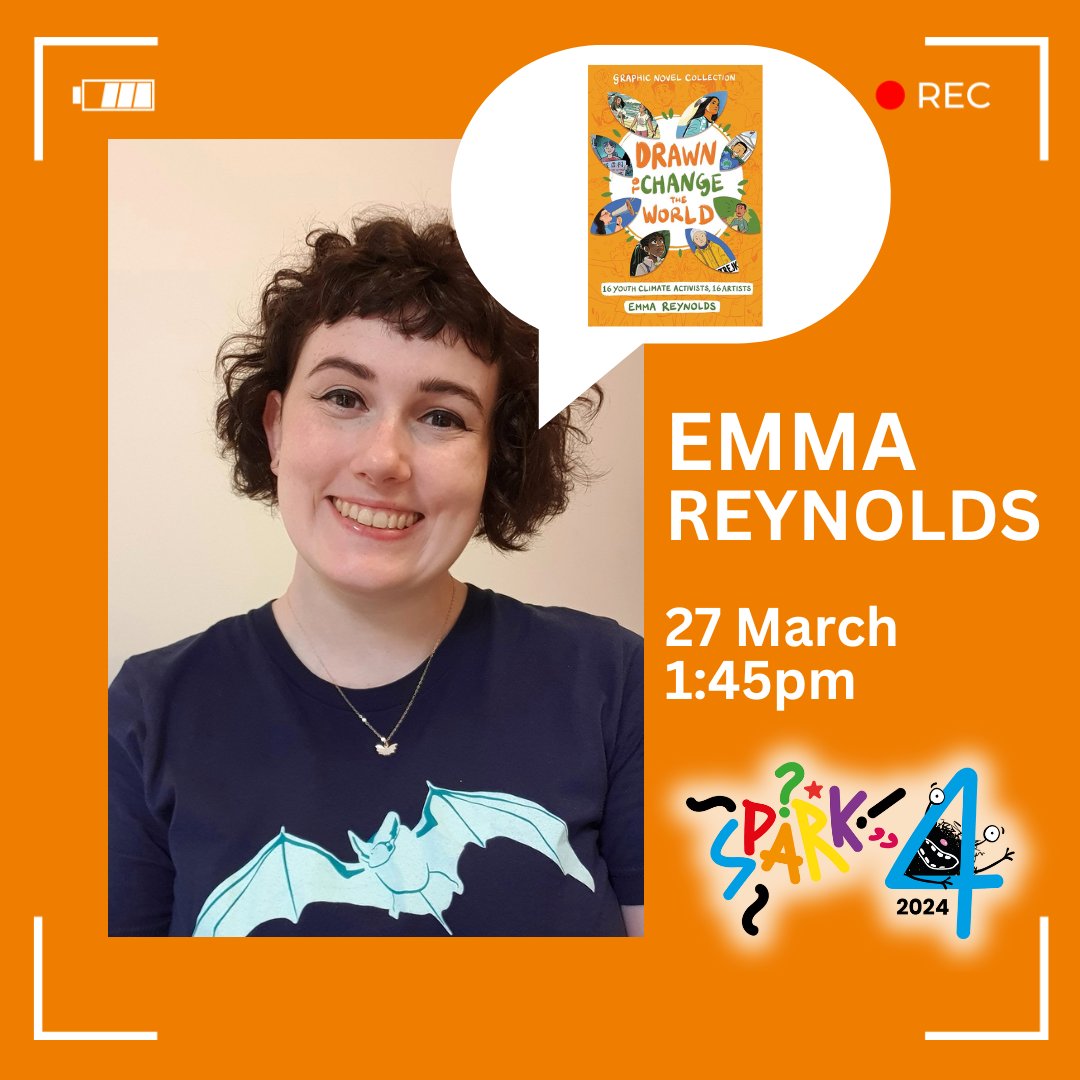 We've got one more shortlisted author to meet before Easter: from our guest category -graphic novels meet Emma Reynolds! She will be with us on Wednesday 27 March at 1:45pm. Why not submit a question? See our latest email update for details. @HarperCollinsUK @RuddickRichard