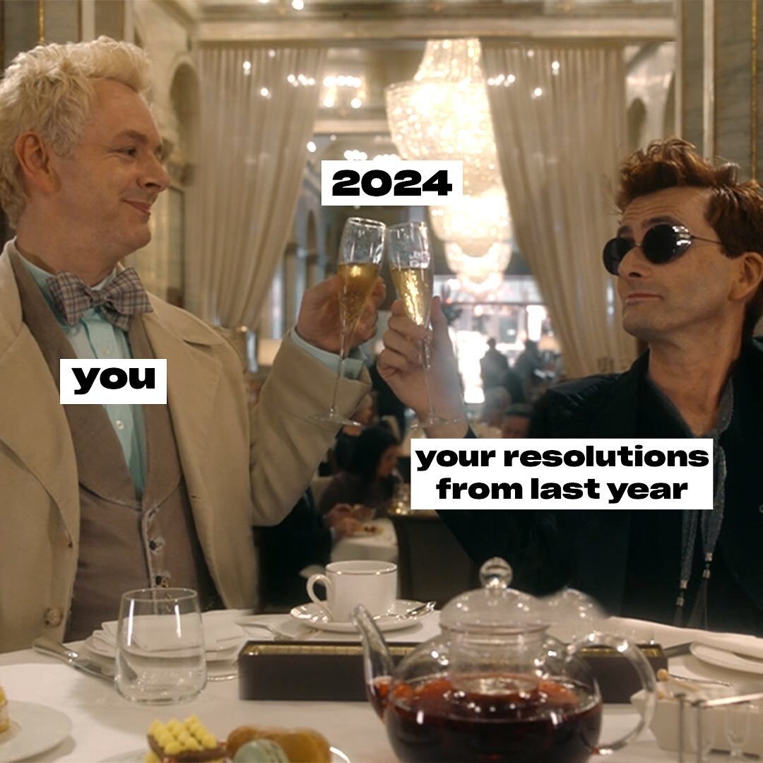 it's literally been three months... resolutions who? #GoodOmens