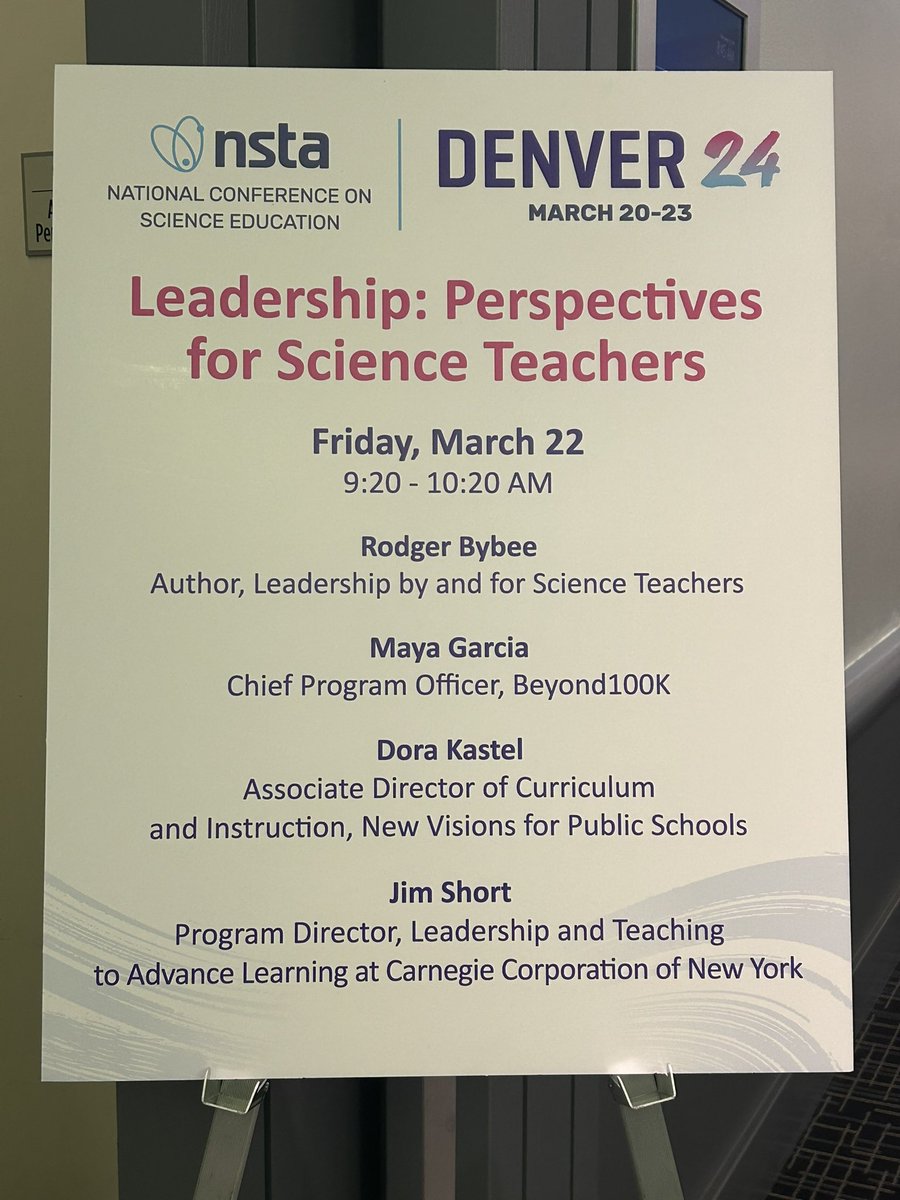 Come to room 207 in the Convention Center to hear us tell stories and talk about teacher leadership! @garciascihawk @jamesbshort @NewVisionsNYC #NSTASpring24