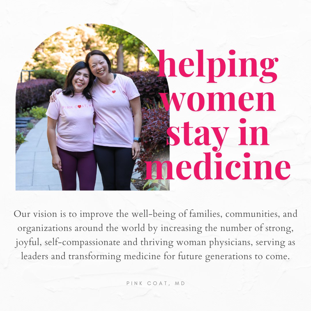 Our vision is to create a ripple effect of positive change in the world, starting with the incredible women physicians who serve as leaders and healers. 

#EmpoweredPhysicians #TransformingMedicine #ThrivingTogether 💪🏼✨