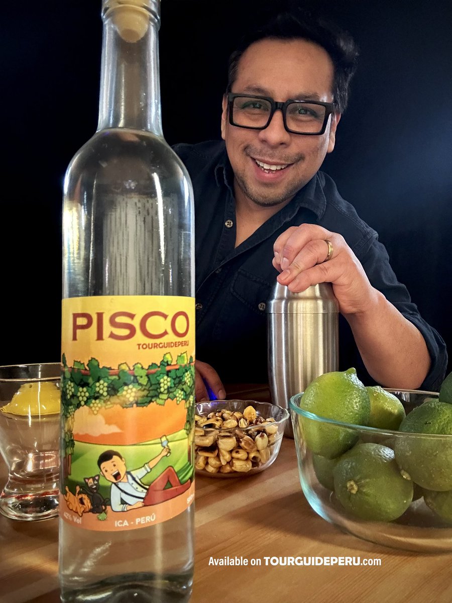 Pisco is the signature spirit of Peru 🇵🇪 Experience our house brand as part of every tour. More info at tourguideperu.com #pisco #piscosour #piscoperu #traveler #lgbtbusiness
