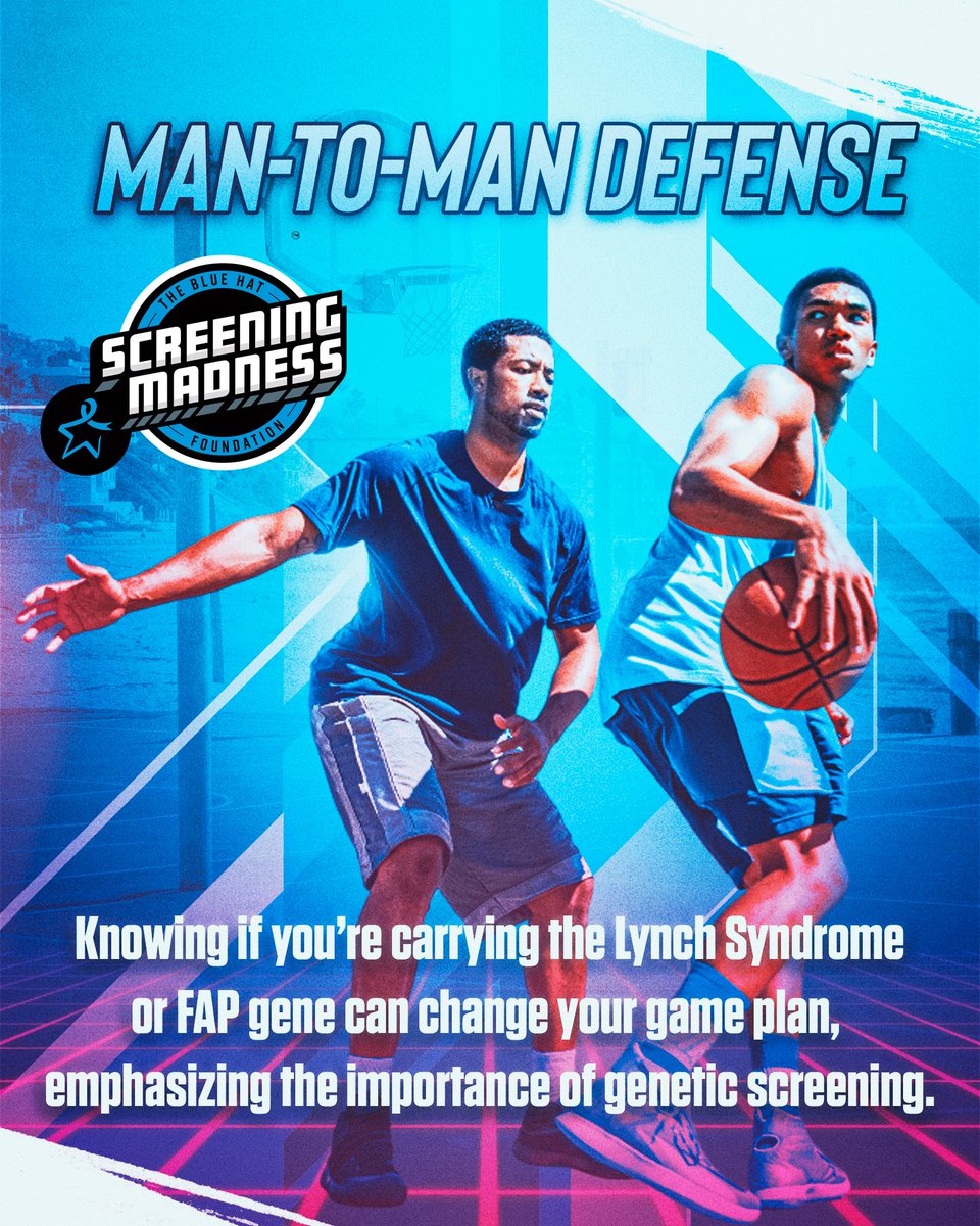 It's #LynchSyndrome Awareness Day! Like legacy basketball teams, our families may carry certain genetic risks. Knowing your family history can guard against colon cancer and keep the legacy healthy! #Getscreened #FamilySecretsKillFamilies #coloncancerawareness #screeningmadness