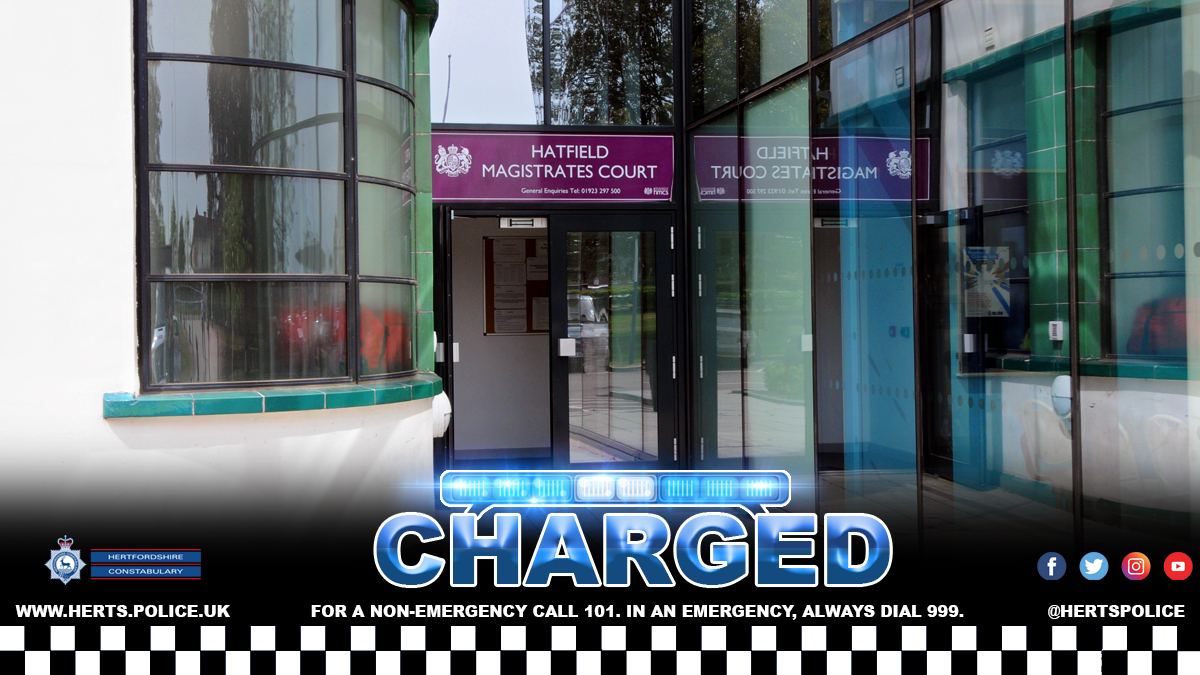 A man has been charged and remanded following an incident in Buntingford yesterday (Thursday 21 March). Police were called at 11.47am to reports that a man had followed a woman and her child from the High Street towards the Darton Way area. orlo.uk/91dLS