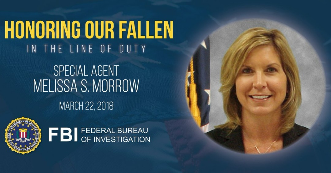 #FBIMemphis remembers Supervisory Special Agent Melissa S. Morrow, who died #OTD in 2018 from cancer connected to her work at the Pentagon and a nearby evidence warehouse following the 9/11 attacks. #WallofHonor ow.ly/VspT50QZFrB