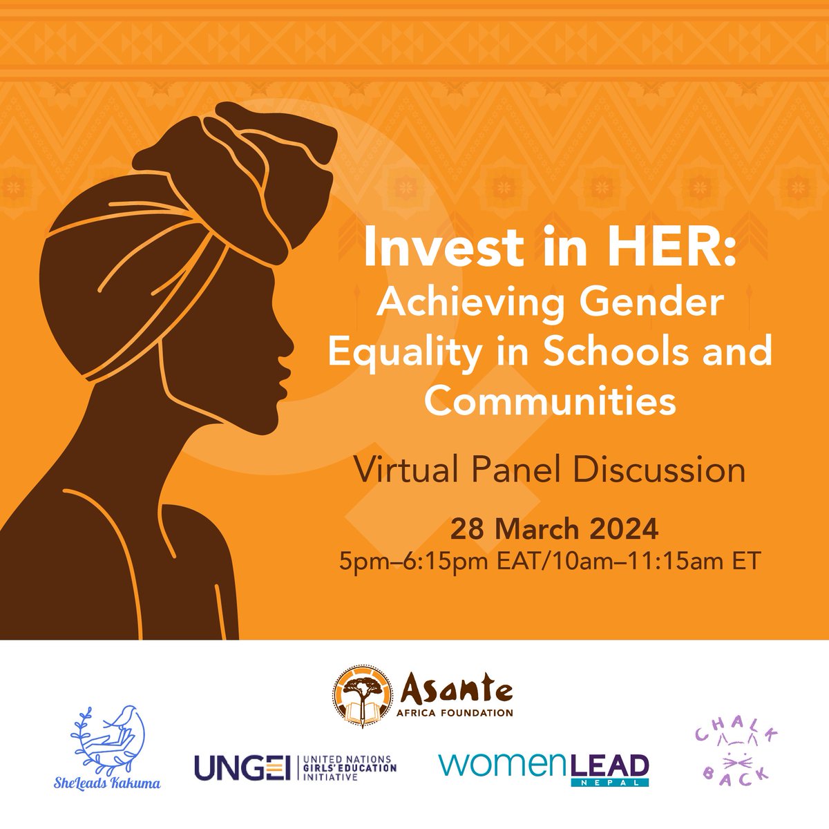Have you registered for our virtual panel discussion yet? It's happening tomorrow at 5PM EAT/10AM ET/7AM PST. Register for FREE via asanteafrica.org/panel-discussi… and join the conversation! #InvestinHER #AAFempowers