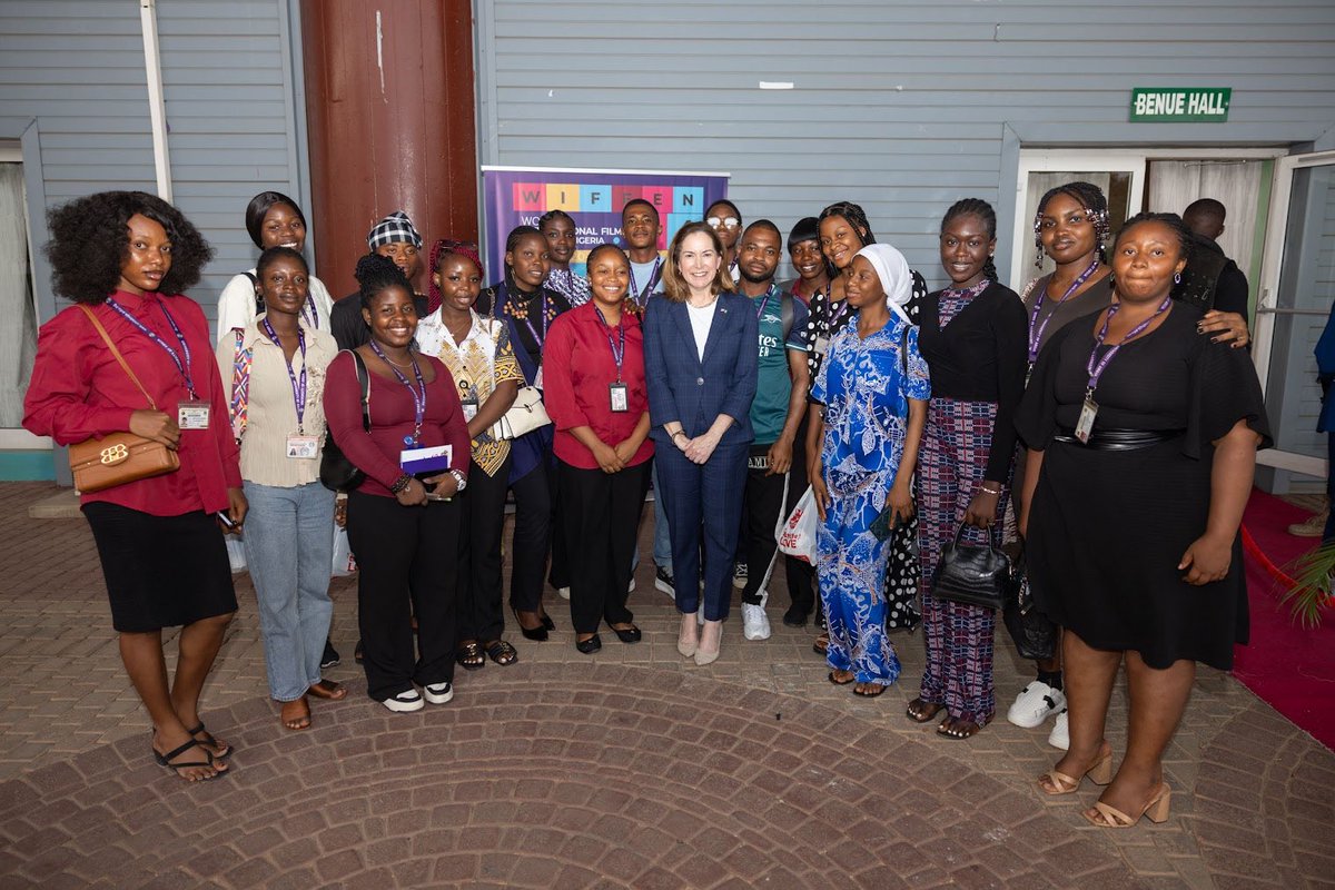 The Women's International Film Festival Nigeria, founded by @TechWomen slumna Carolyn Seaman,  showcases the talent of women in film. By supporting events like #WIFFEN, the US is empowering women creatives and strengthening our cultural ties.